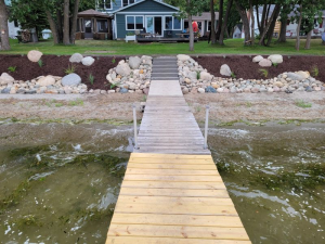 Landscape installation services.