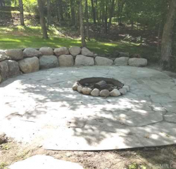 Landscaping Project - Firepit