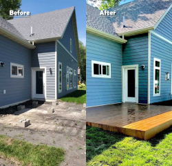 Before and After Landscape Pictures - Detroit Lakes, Minnesota